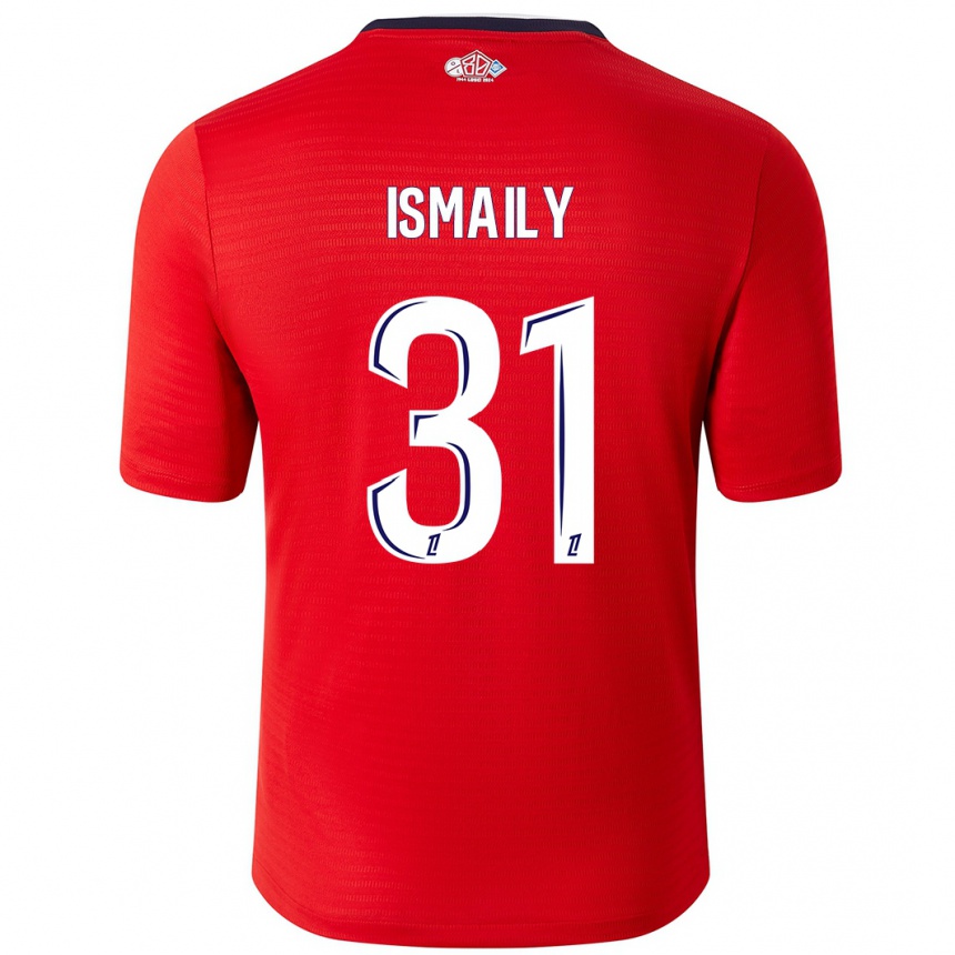 Kids Football Ismaily #31 Red White Home Jersey 2024/25 T-Shirt Nz