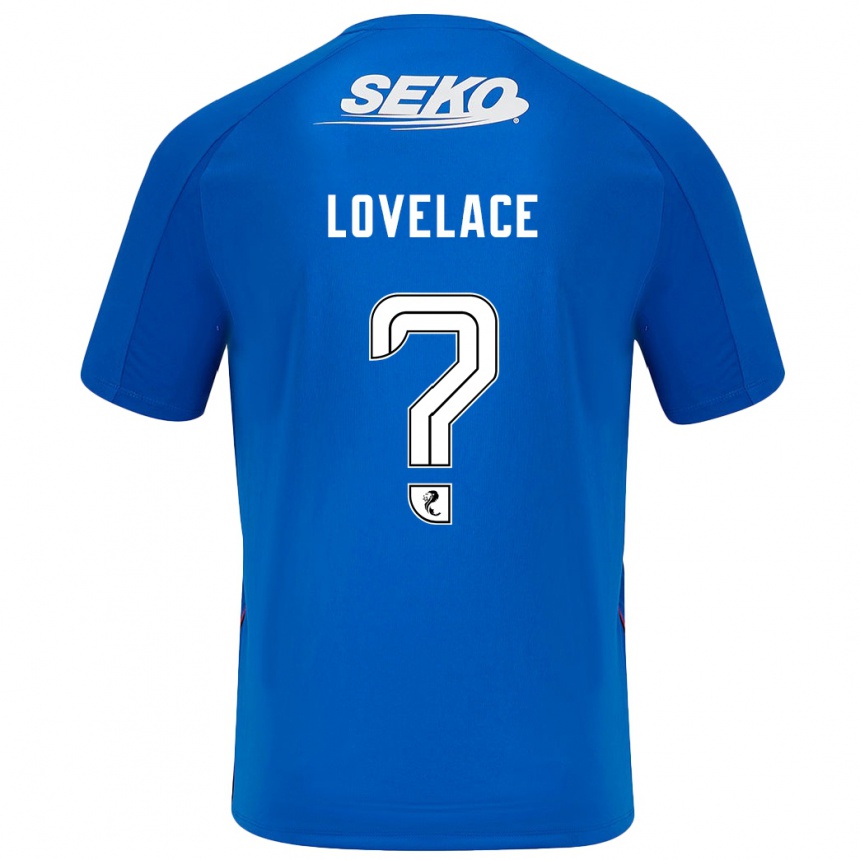 Kids Football Zak Lovelace #0 Dark Blue Home Jersey 2024/25 T-Shirt Nz