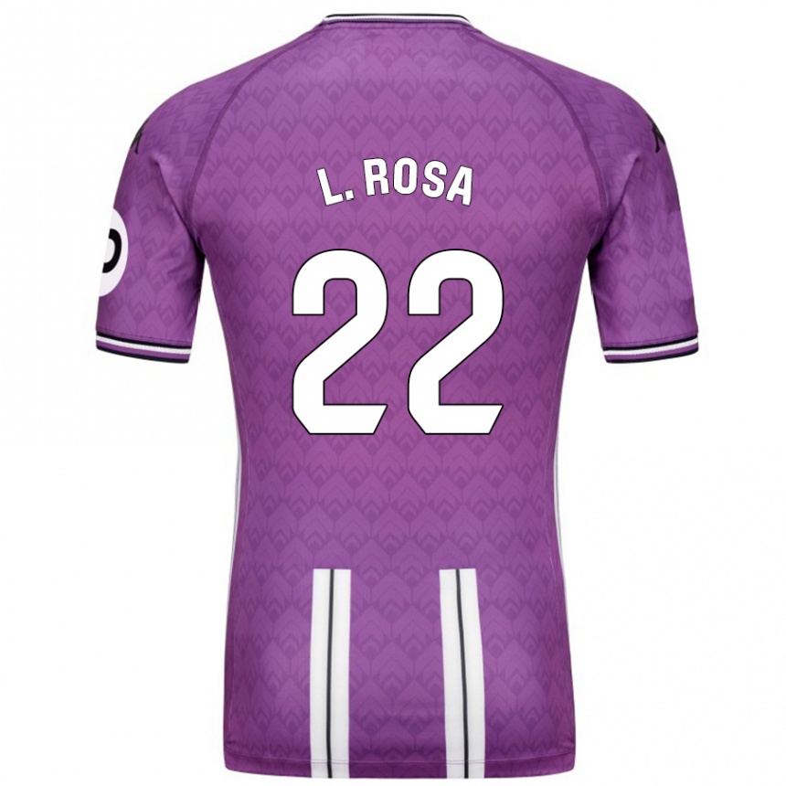 Kids Football Lucas Rosa #22 Purple White Home Jersey 2024/25 T-Shirt Nz