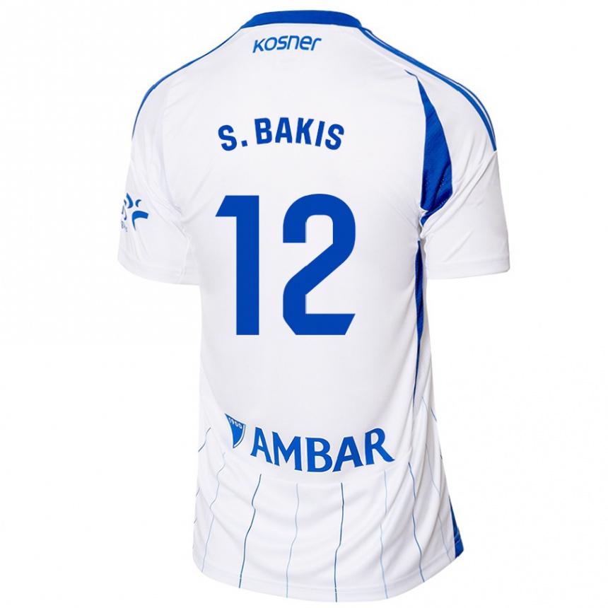 Kids Football Sinan Bakış #12 Red White Home Jersey 2024/25 T-Shirt Nz