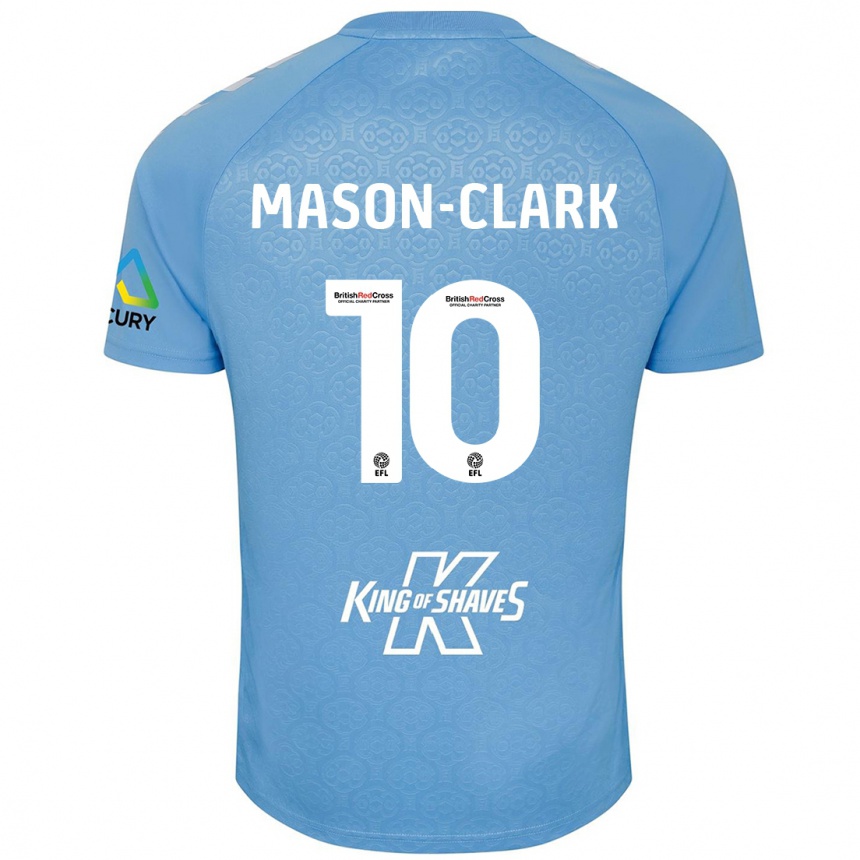 Kids Football Ephron Mason-Clark #10 Blue White Home Jersey 2024/25 T-Shirt Nz