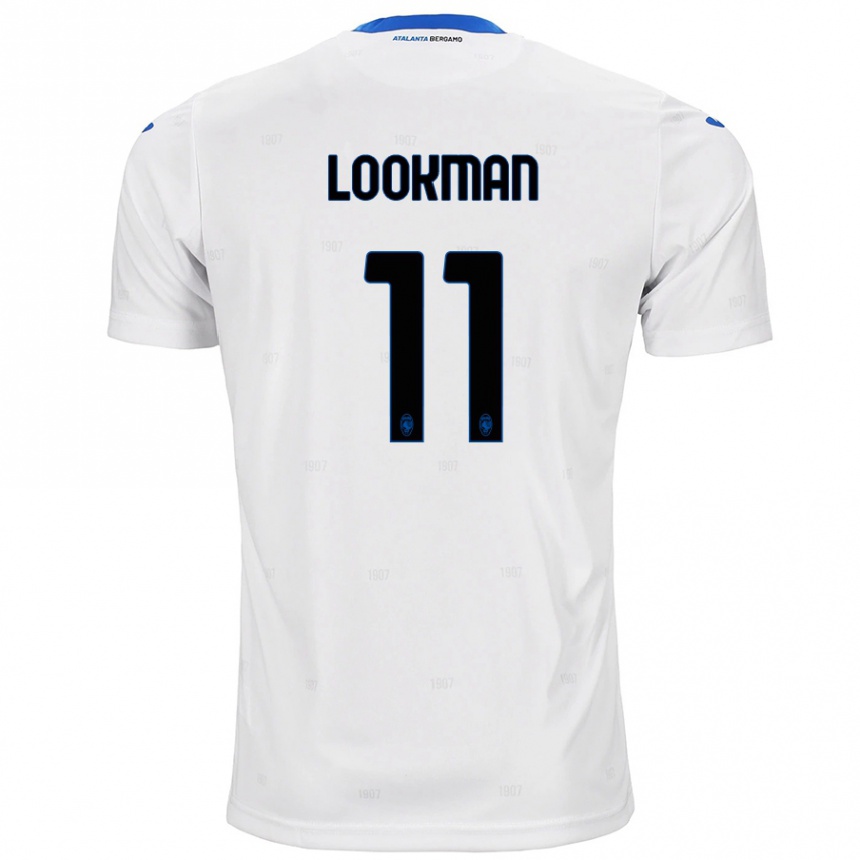 Kids Football Ademola Lookman #11 White Away Jersey 2024/25 T-Shirt Nz