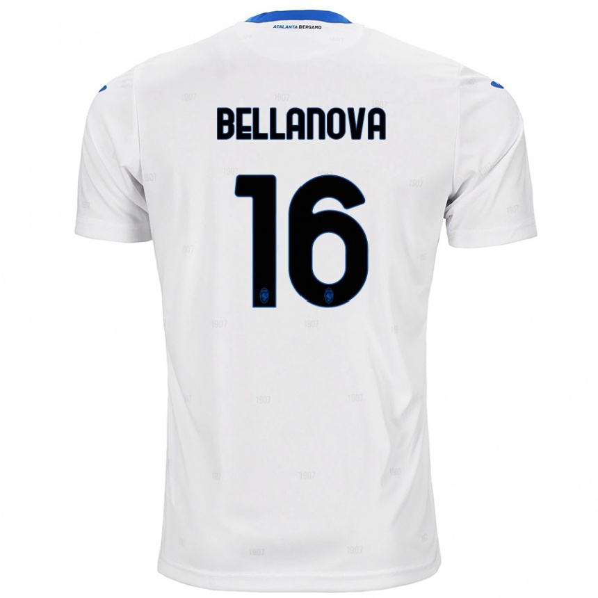 Kids Football Raoul Bellanova #16 White Away Jersey 2024/25 T-Shirt Nz