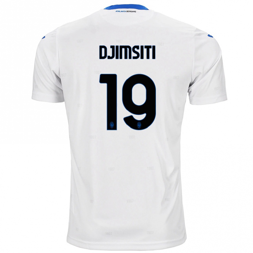 Kids Football Berat Djimsiti #19 White Away Jersey 2024/25 T-Shirt Nz