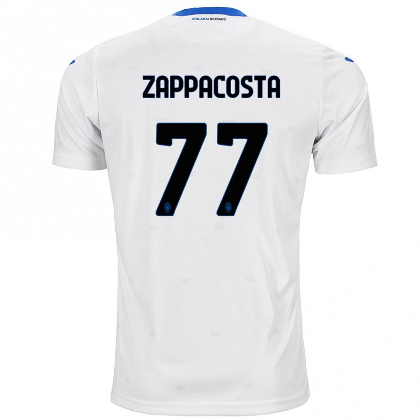 Kids Football Davide Zappacosta #77 White Away Jersey 2024/25 T-Shirt Nz