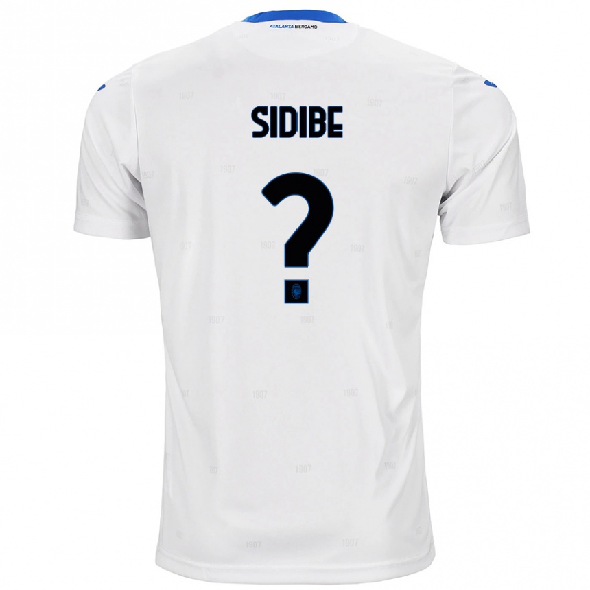 Kids Football Alassane Sidibe #0 White Away Jersey 2024/25 T-Shirt Nz