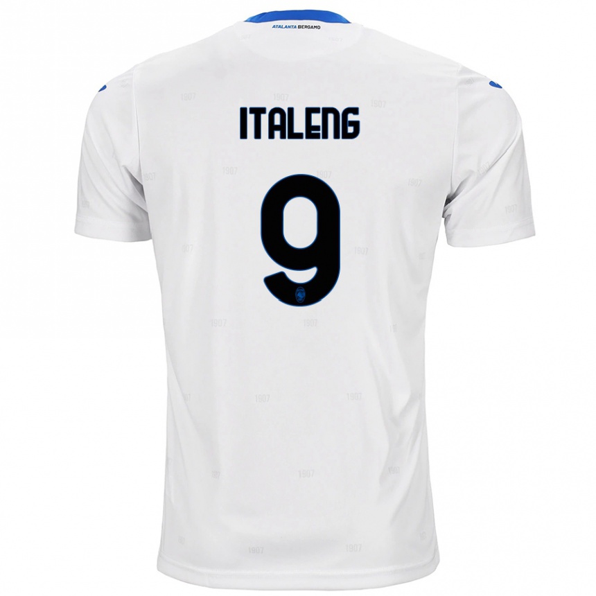 Kids Football Jonathan Italeng #9 White Away Jersey 2024/25 T-Shirt Nz