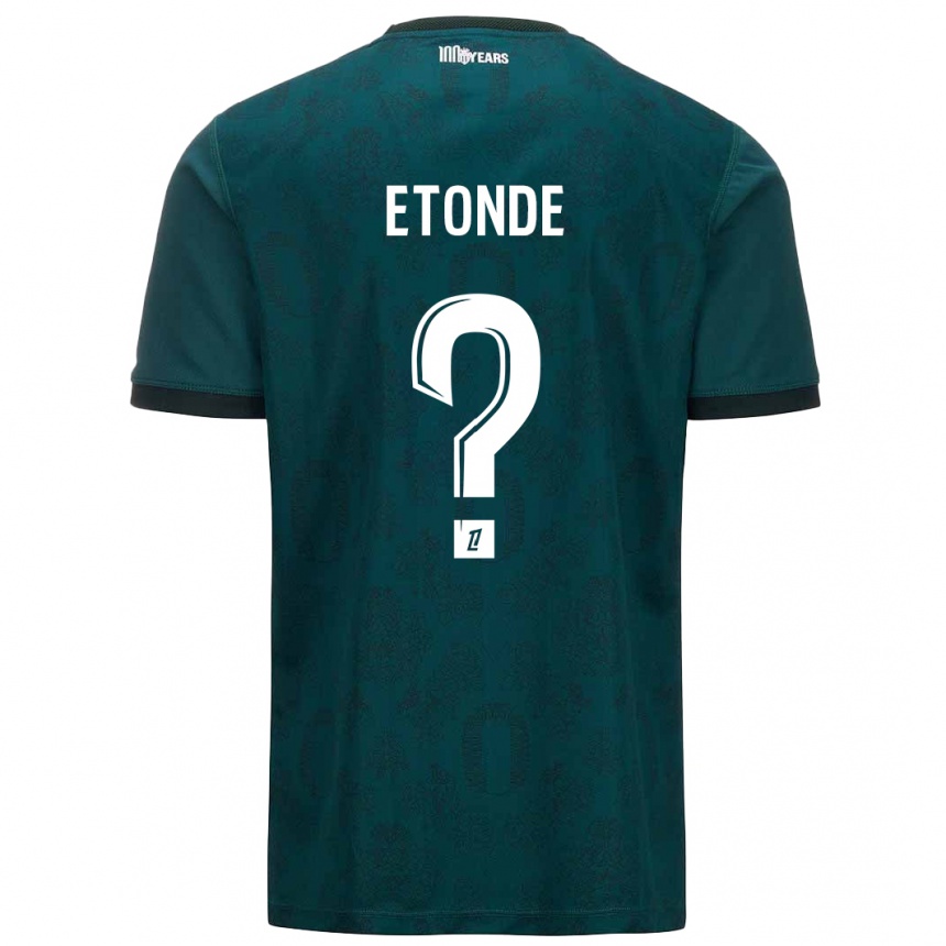 Kids Football Romaric Etonde #0 Dark Green Away Jersey 2024/25 T-Shirt Nz