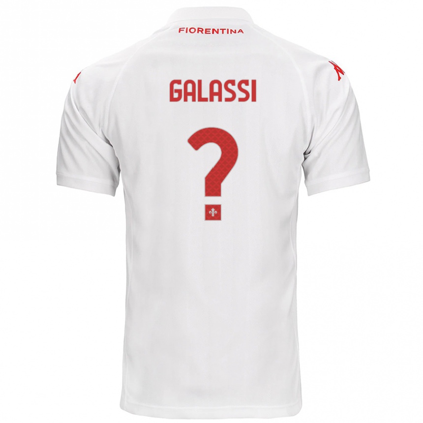 Kids Football Andrea Galassi #0 White Away Jersey 2024/25 T-Shirt Nz