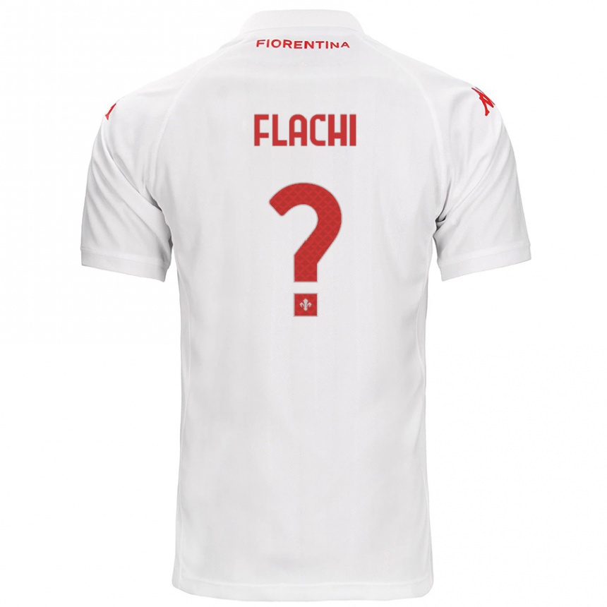 Kids Football Tommaso Flachi #0 White Away Jersey 2024/25 T-Shirt Nz