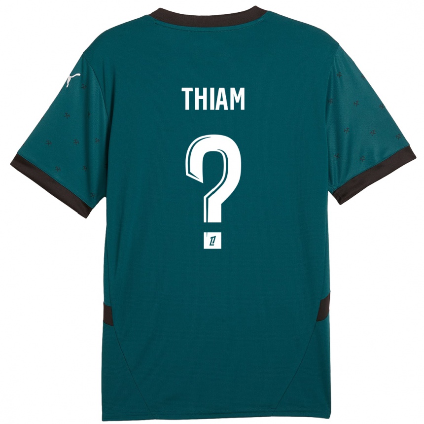 Kids Football Mamadou Thiam #0 Dark Green Away Jersey 2024/25 T-Shirt Nz