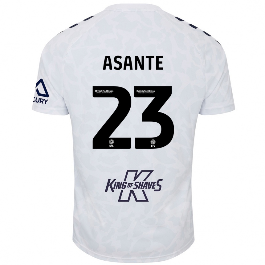 Kids Football Brandon Thomas-Asante #23 White Away Jersey 2024/25 T-Shirt Nz