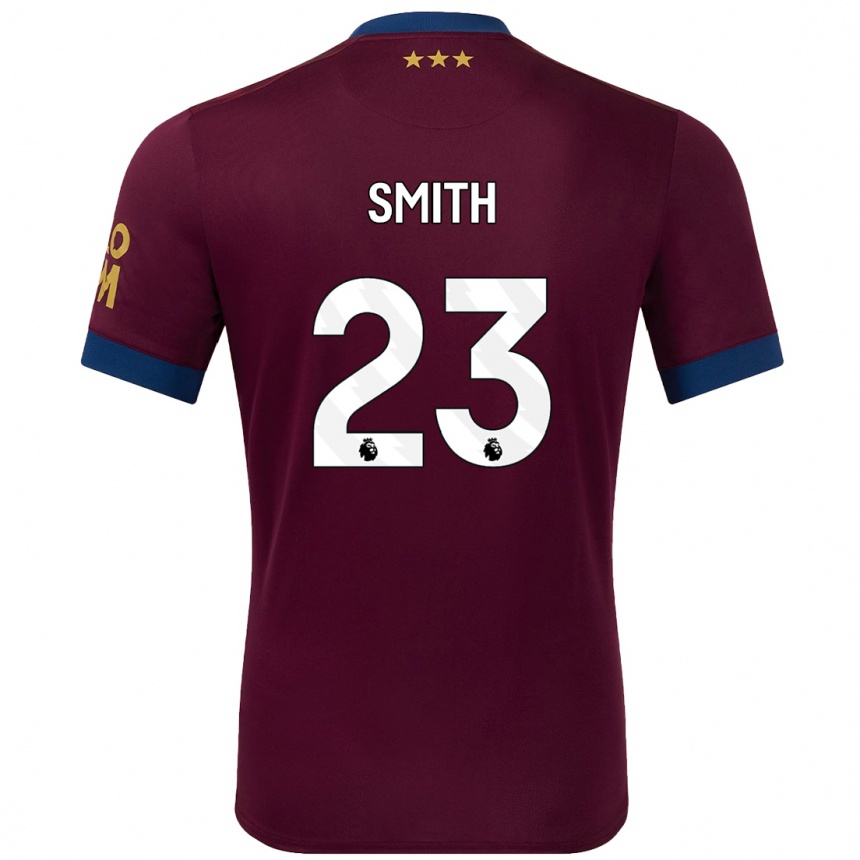 Kids Football Abbi Smith #23 Brown Away Jersey 2024/25 T-Shirt Nz