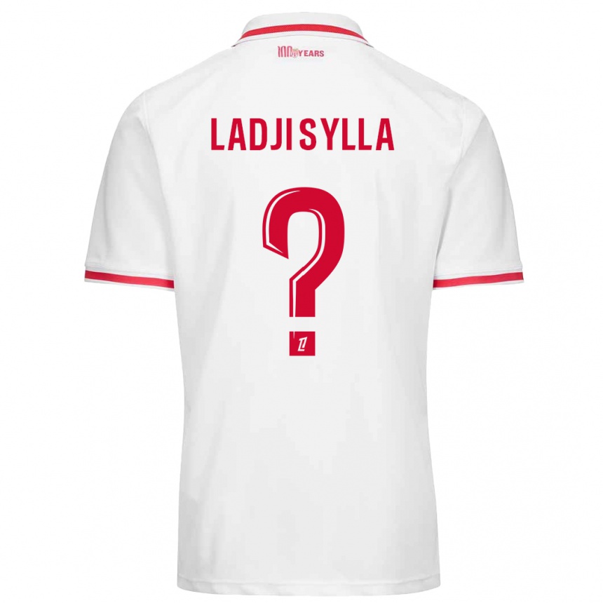 Men Football Ladji Sylla #0 White Red Home Jersey 2024/25 T-Shirt Nz