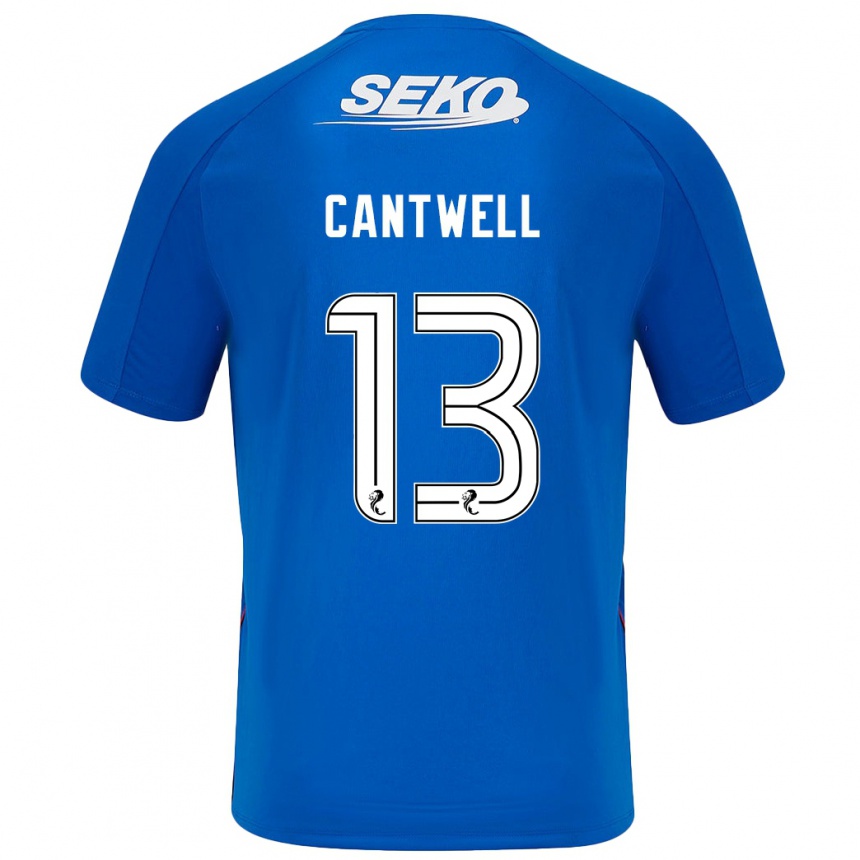 Men Football Todd Cantwell #13 Dark Blue Home Jersey 2024/25 T-Shirt Nz