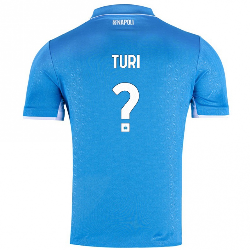 Men Football Claudio Turi #0 Sky Blue Home Jersey 2024/25 T-Shirt Nz