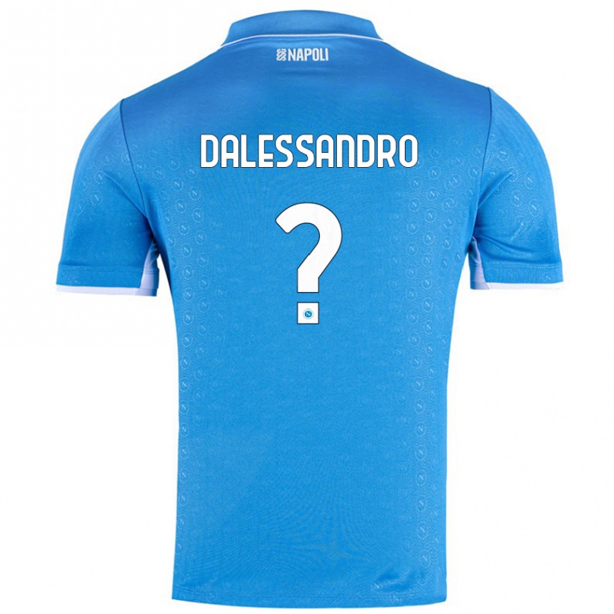 Men Football Nicola Dalessandro #0 Sky Blue Home Jersey 2024/25 T-Shirt Nz