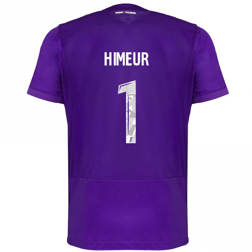 Men Football Thomas Himeur #1 Purple White Home Jersey 2024/25 T-Shirt Nz