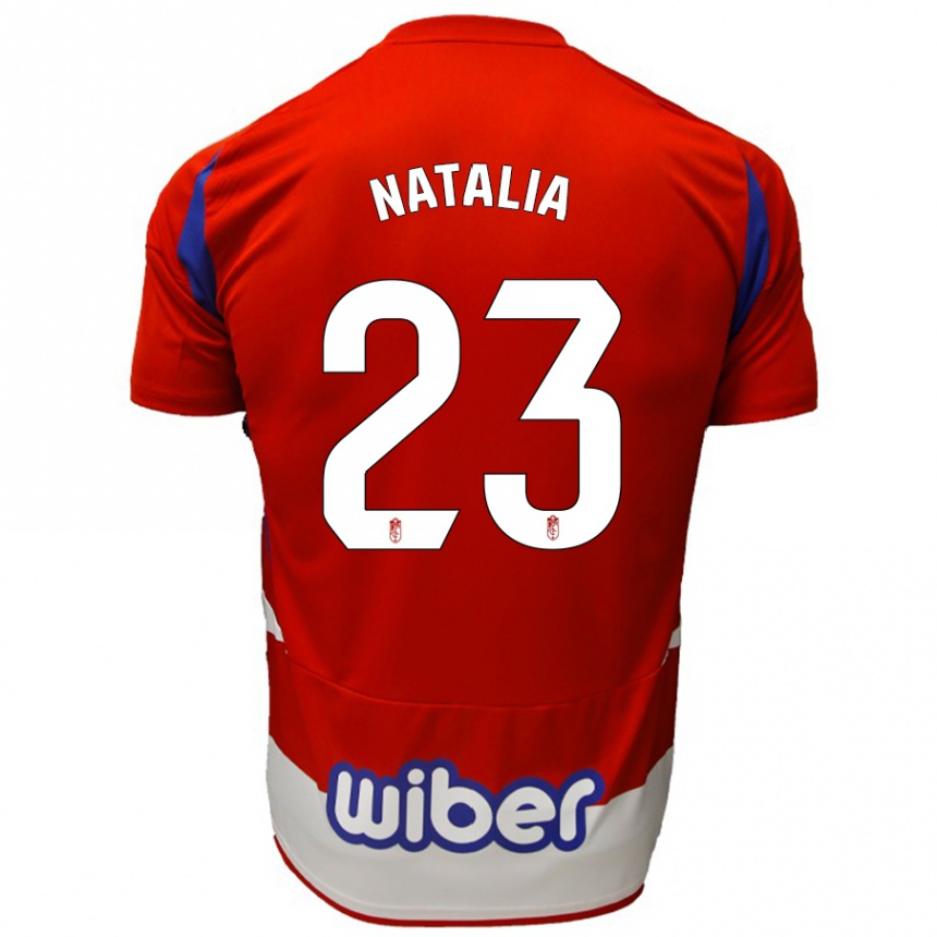 Men Football Natalia #23 Red White Blue Home Jersey 2024/25 T-Shirt Nz