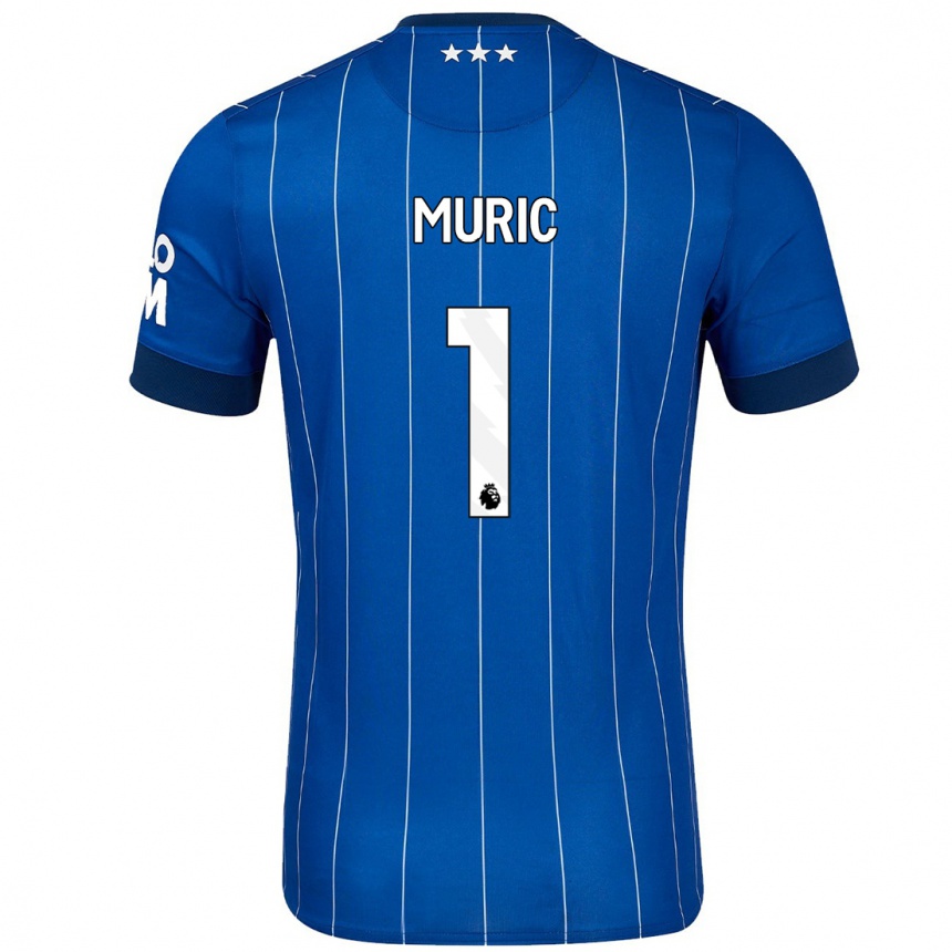 Men Football Arijanet Muric #1 Navy Blue Home Jersey 2024/25 T-Shirt Nz