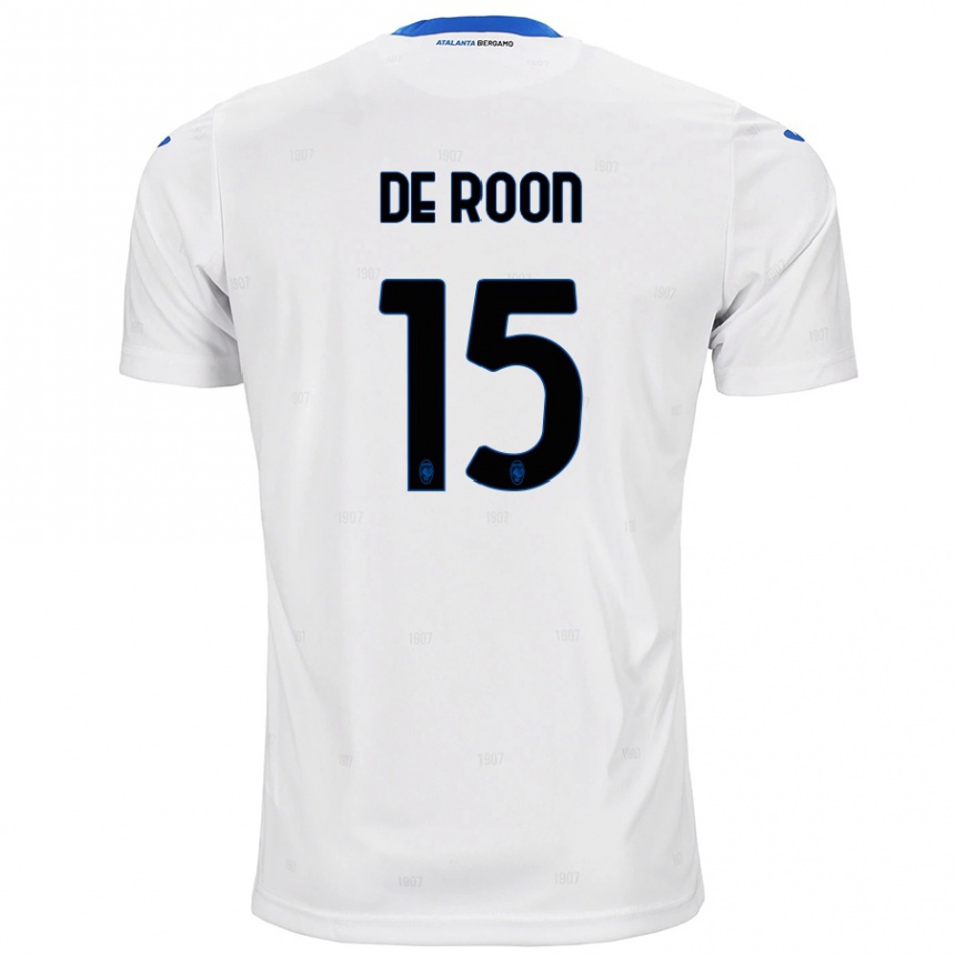 Men Football Marten De Roon #15 White Away Jersey 2024/25 T-Shirt Nz