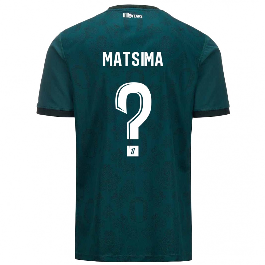 Men Football Chrislain Matsima #0 Dark Green Away Jersey 2024/25 T-Shirt Nz