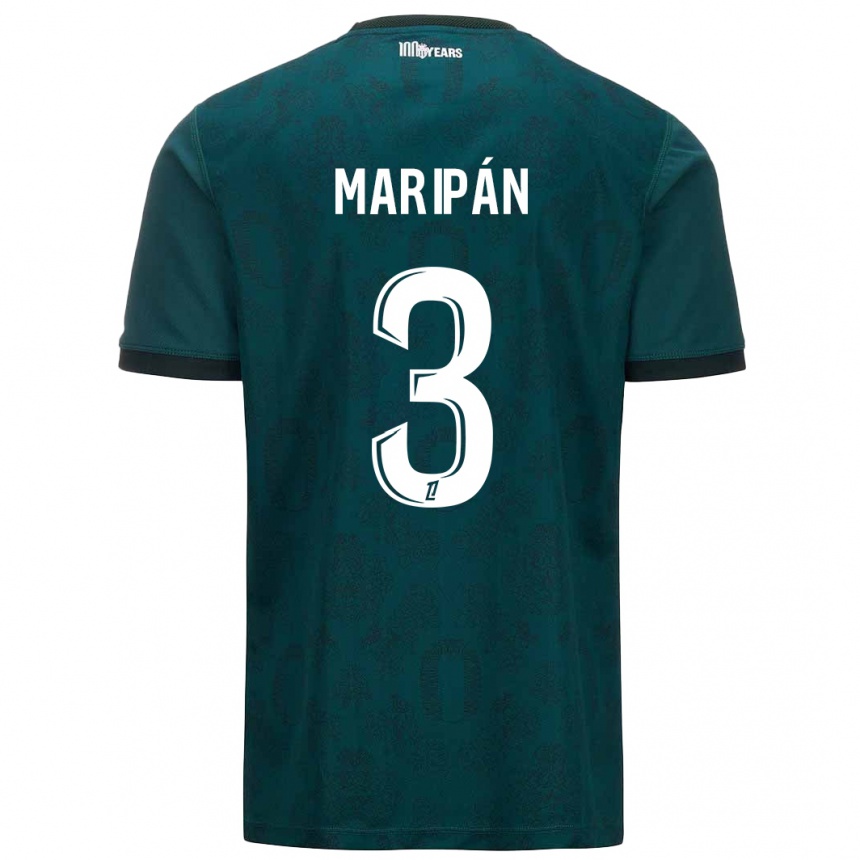 Men Football Guillermo Maripán #3 Dark Green Away Jersey 2024/25 T-Shirt Nz