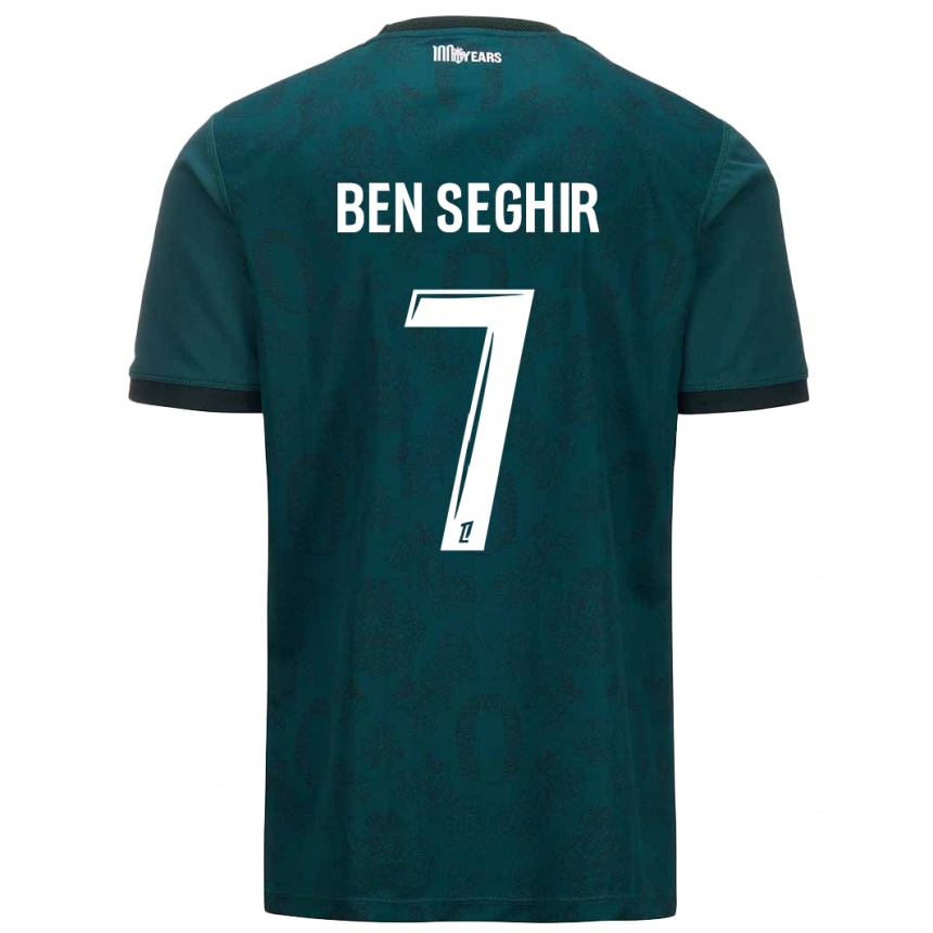 Men Football Eliesse Ben Seghir #7 Dark Green Away Jersey 2024/25 T-Shirt Nz