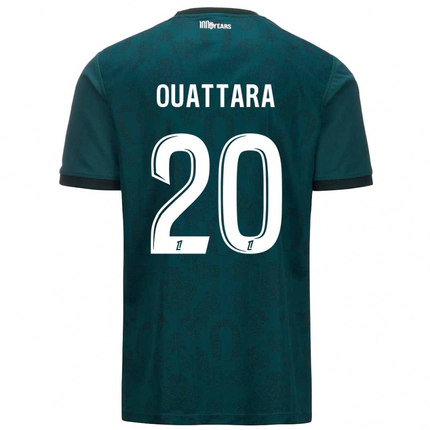 Men Football Kassoum Ouattara #20 Dark Green Away Jersey 2024/25 T-Shirt Nz