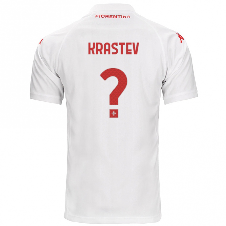 Men Football Dimo Krastev #0 White Away Jersey 2024/25 T-Shirt Nz