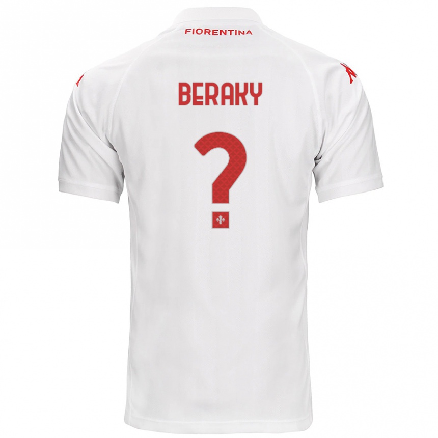 Men Football Mussie Beraky #0 White Away Jersey 2024/25 T-Shirt Nz