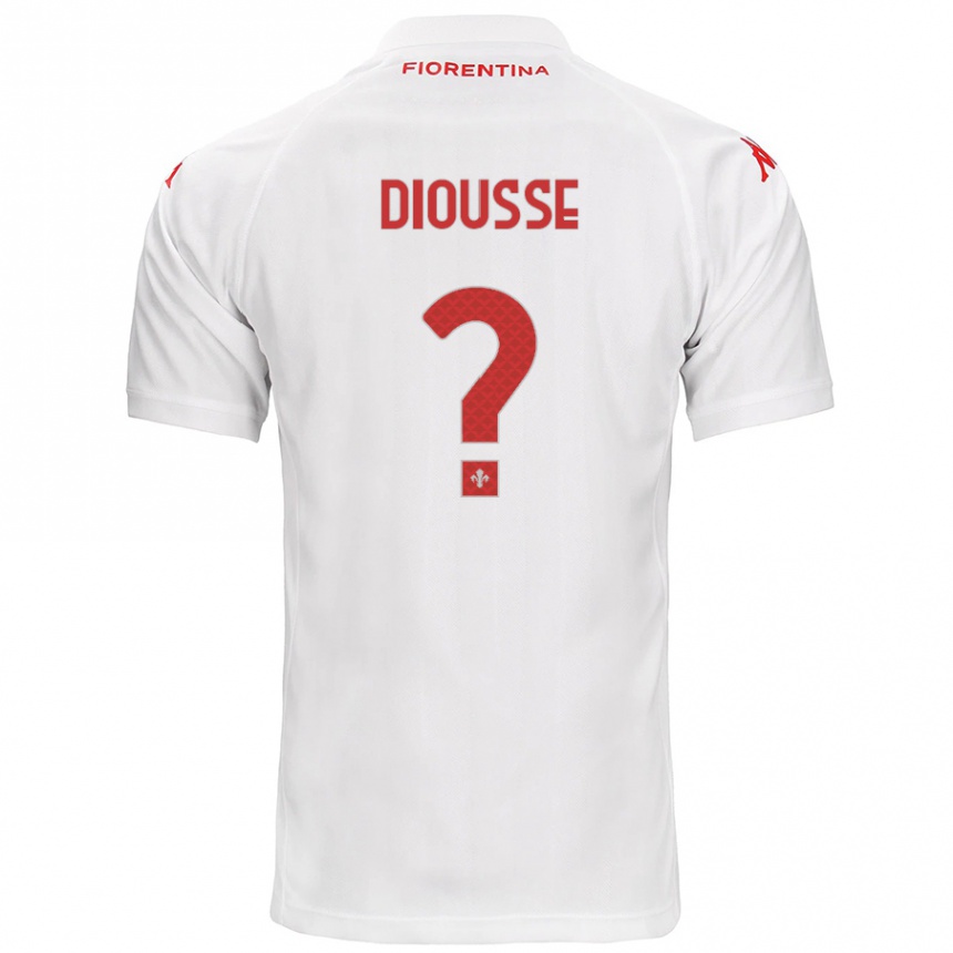 Men Football Birahim Diousse #0 White Away Jersey 2024/25 T-Shirt Nz