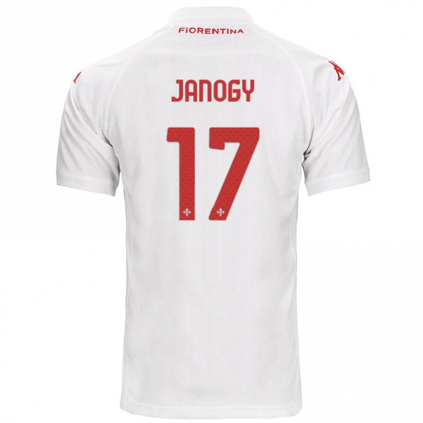 Men Football Madelen Janogy #17 White Away Jersey 2024/25 T-Shirt Nz