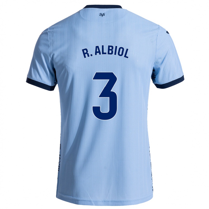 Men Football Raúl Albiol #3 Sky Blue Away Jersey 2024/25 T-Shirt Nz