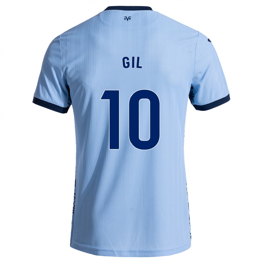 Men Football Markel Gil #10 Sky Blue Away Jersey 2024/25 T-Shirt Nz