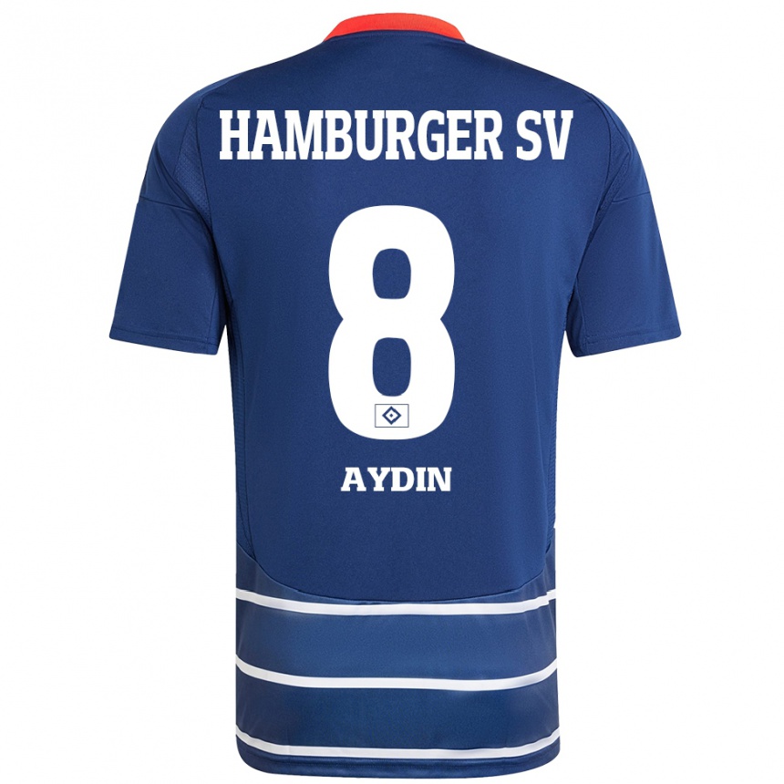 Men Football Songül Aydin #8 Dark Blue Away Jersey 2024/25 T-Shirt Nz