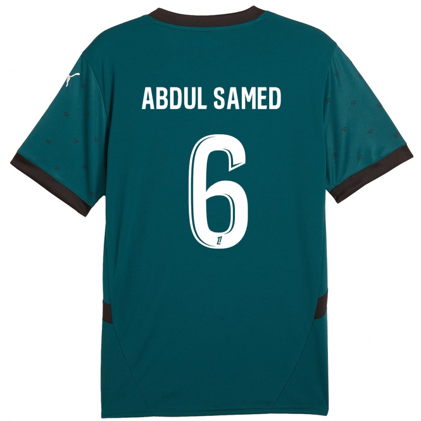 Men Football Salis Abdul Samed #6 Dark Green Away Jersey 2024/25 T-Shirt Nz