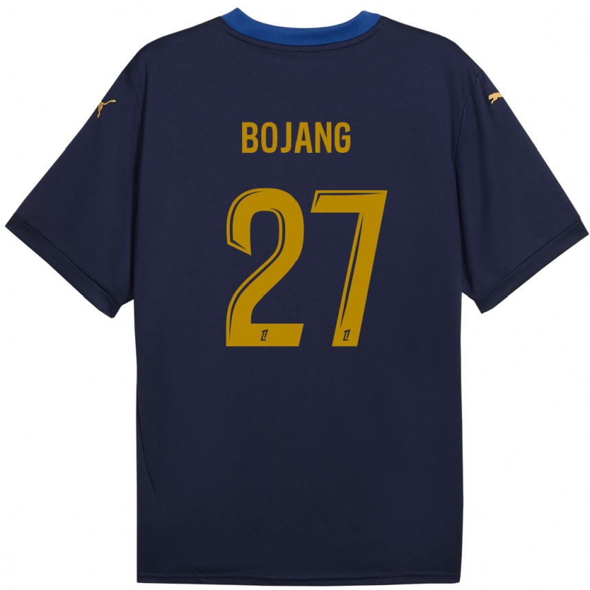 Men Football Adama Bojang #27 Navy Gold Away Jersey 2024/25 T-Shirt Nz