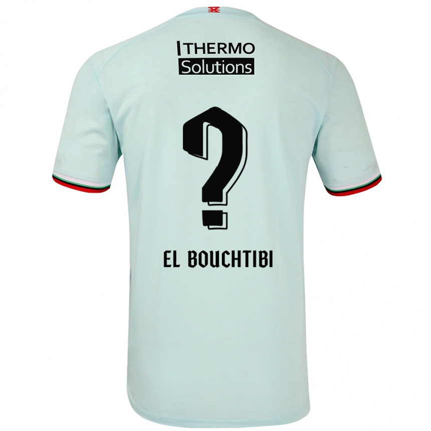 Men Football Ilias El Bouchtibi #0 Light Green Away Jersey 2024/25 T-Shirt Nz