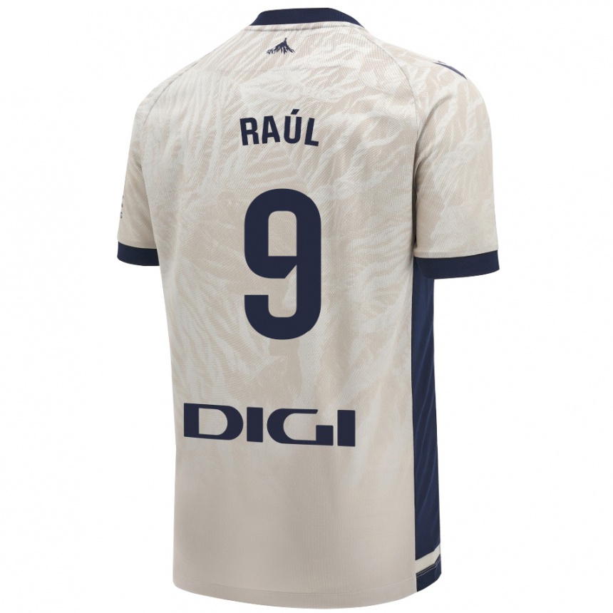 Men Football Raúl García #9 Light Gray Away Jersey 2024/25 T-Shirt Nz