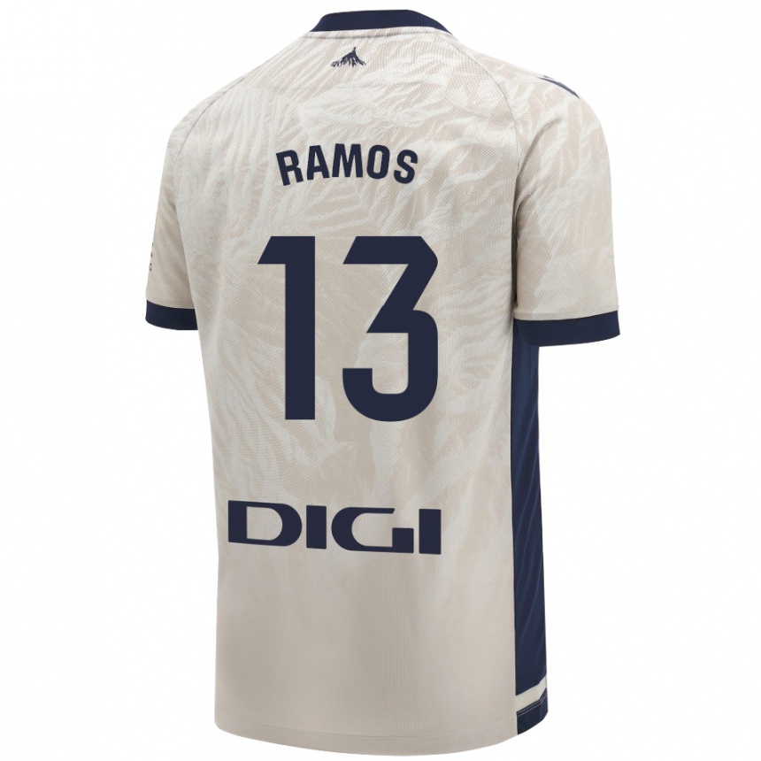 Men Football Darío Ramos #13 Light Gray Away Jersey 2024/25 T-Shirt Nz