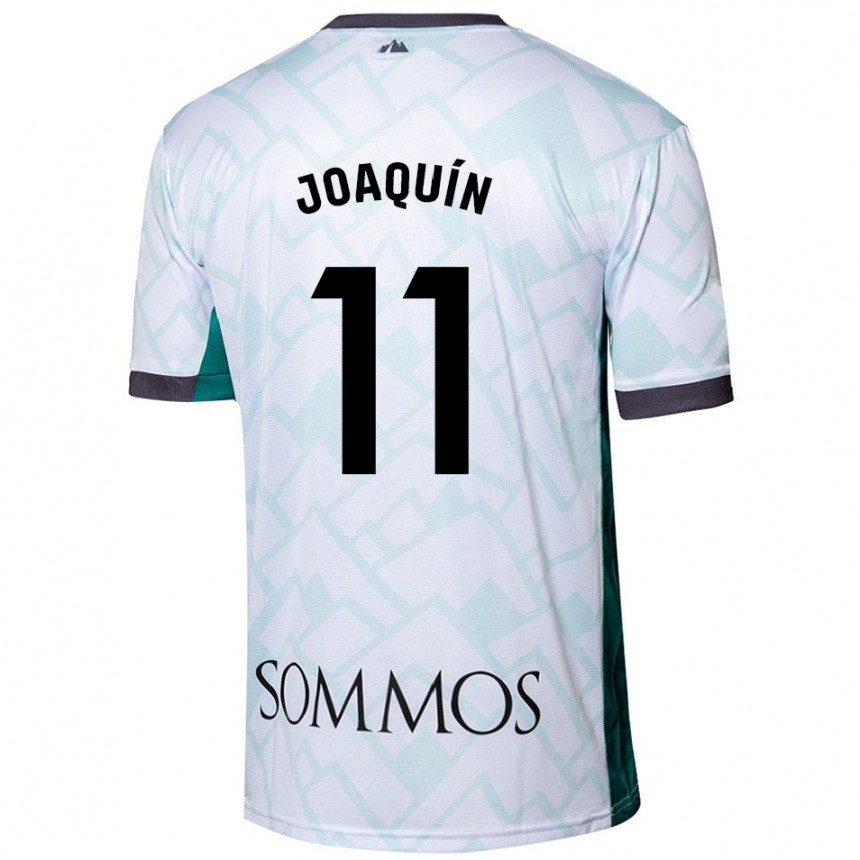 Men Football Joaquin Munoz #11 White Green Away Jersey 2024/25 T-Shirt Nz