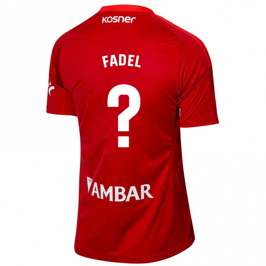 Men Football Ismael Fadel #0 White Blue Away Jersey 2024/25 T-Shirt Nz