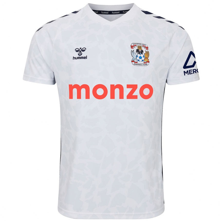 Men Football Your Name #0 White Away Jersey 2024/25 T-Shirt Nz