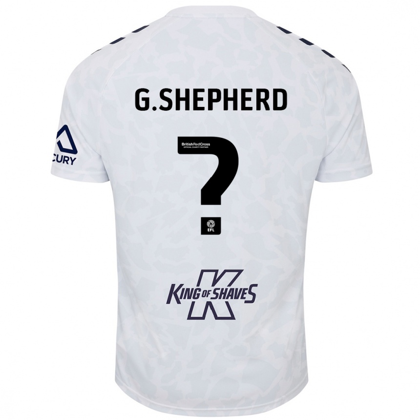 Men Football George Shepherd #0 White Away Jersey 2024/25 T-Shirt Nz