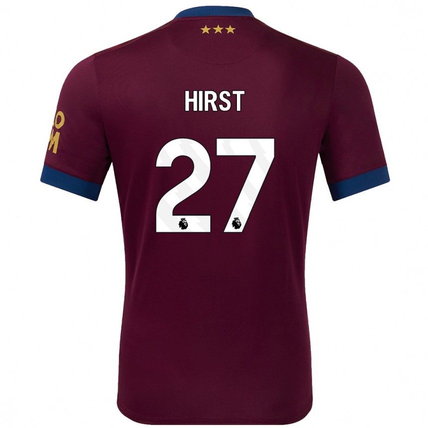 Men Football George Hirst #27 Brown Away Jersey 2024/25 T-Shirt Nz