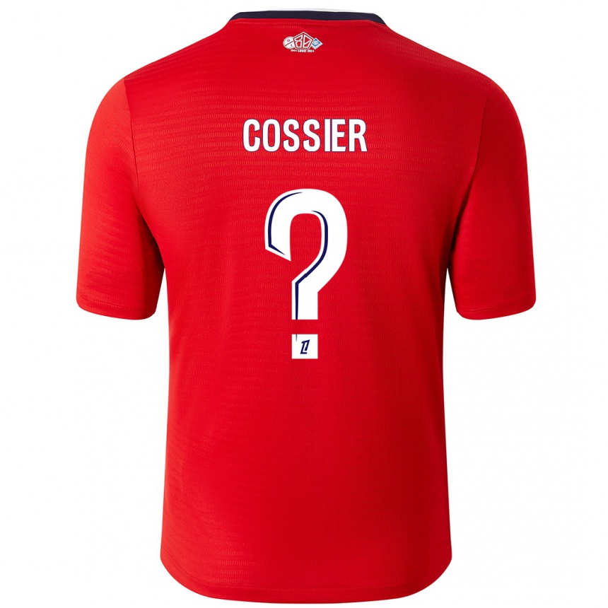 Women Football Isaac Cossier #0 Red White Home Jersey 2024/25 T-Shirt Nz