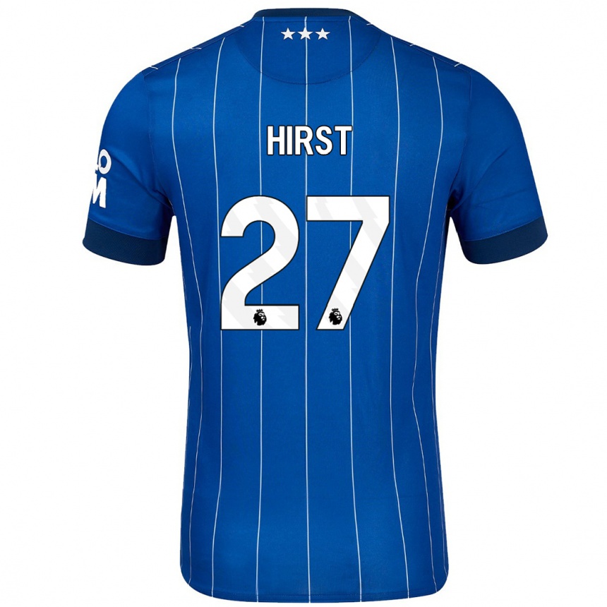 Women Football George Hirst #27 Navy Blue Home Jersey 2024/25 T-Shirt Nz