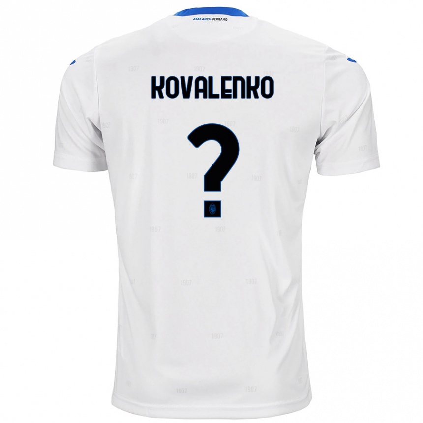 Women Football Viktor Kovalenko #0 White Away Jersey 2024/25 T-Shirt Nz