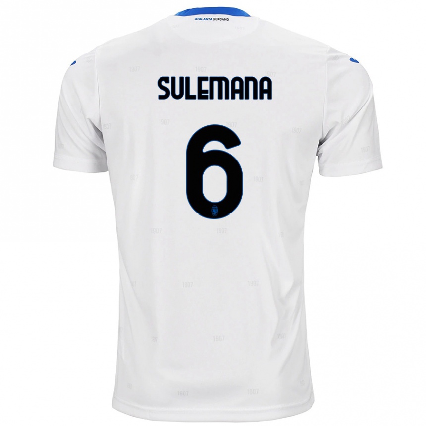 Women Football Ibrahim Sulemana #6 White Away Jersey 2024/25 T-Shirt Nz